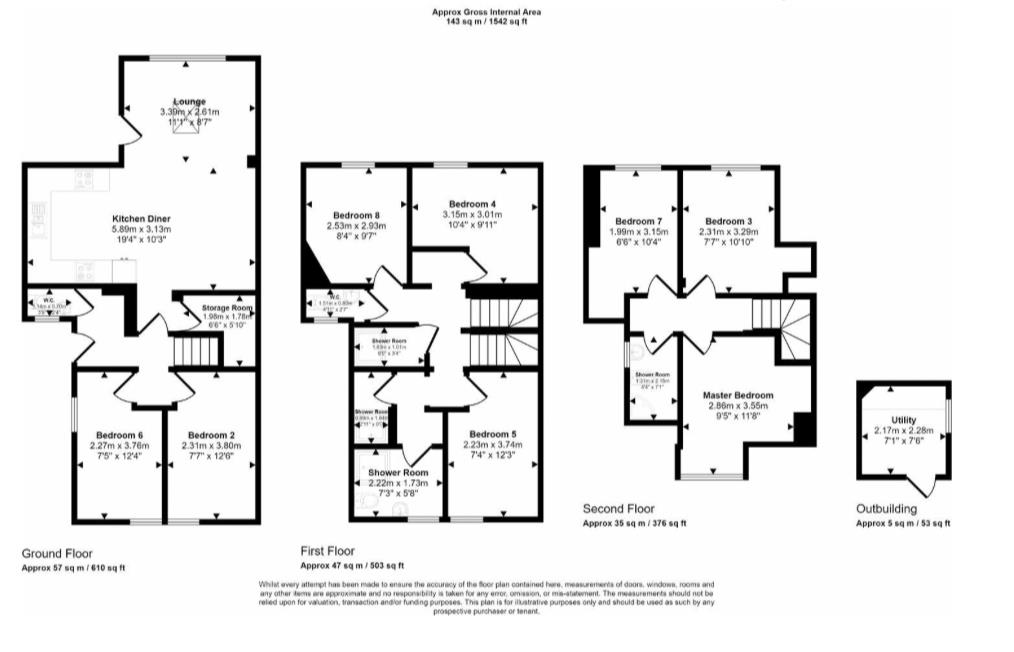 Edmund Road, Sheffield Floorplan